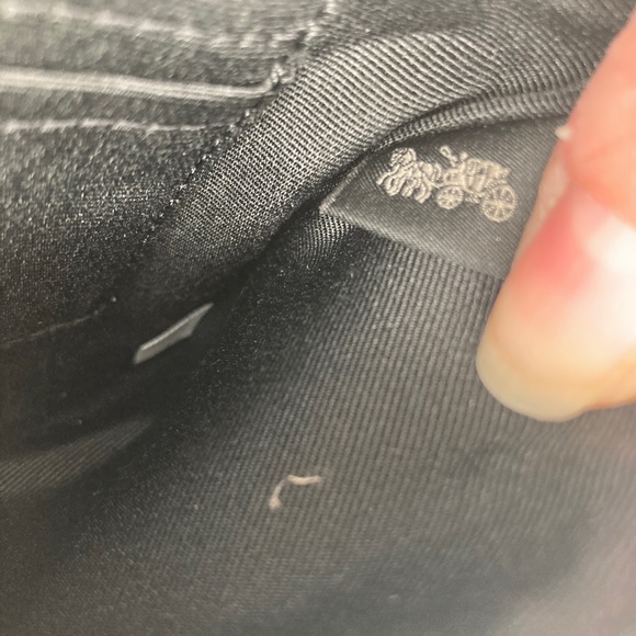 Coach Pac-Man Collection “Game Over” Glitter Leather Wristlet - Picture 3 of 6